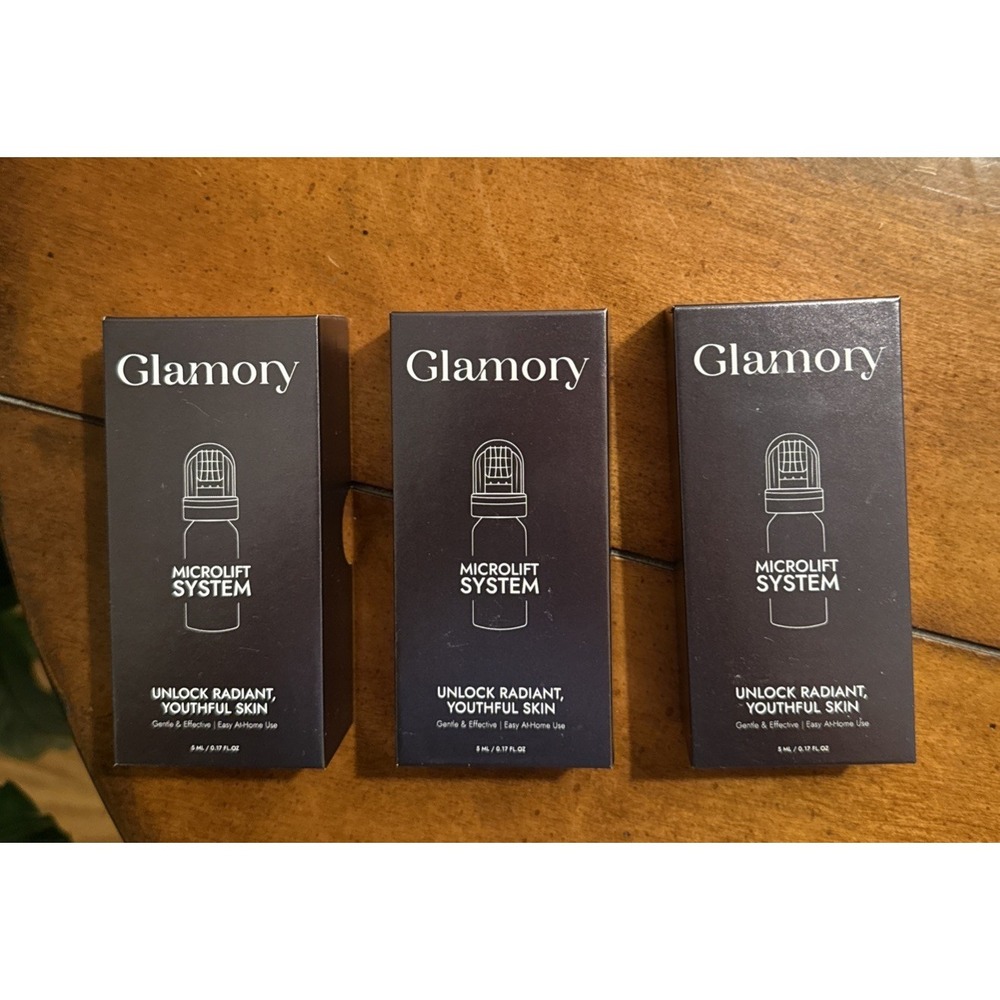 Glamory Microlift System ( 3 Boxes - 5mL Each ) Serums Skin Facial Product NIB